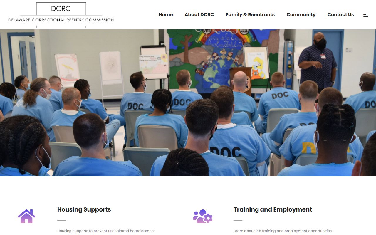 New Castle County released inmate reentry runs through the Delaware DOC reentry portal
